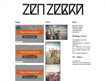 Tablet Screenshot of concert.zenzebra.de